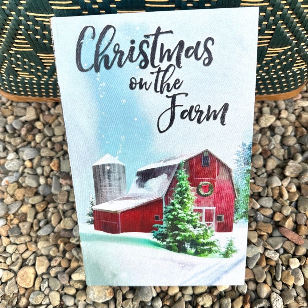 Christmas Faux Book Storage Box